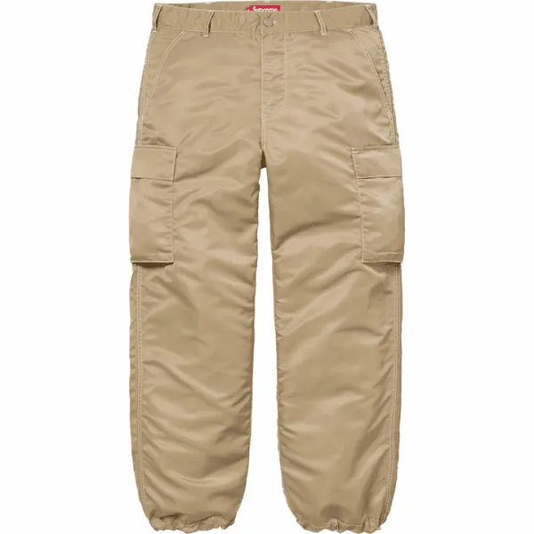 Supreme Nylon Cargo Pant Tan 600x600 1