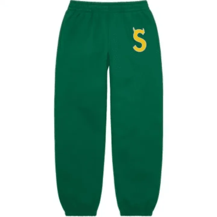 Supreme S Logo Sweatpant Green