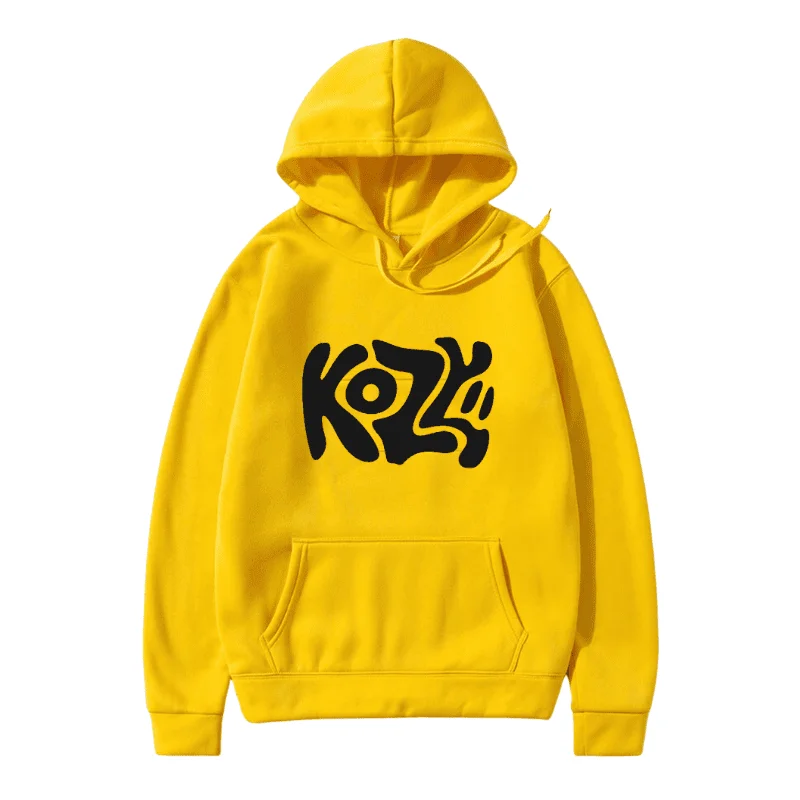 Fleece Y2K Yellow Kozy Pullover Supreme Hoodie yellow kozy hoodie.png.bv